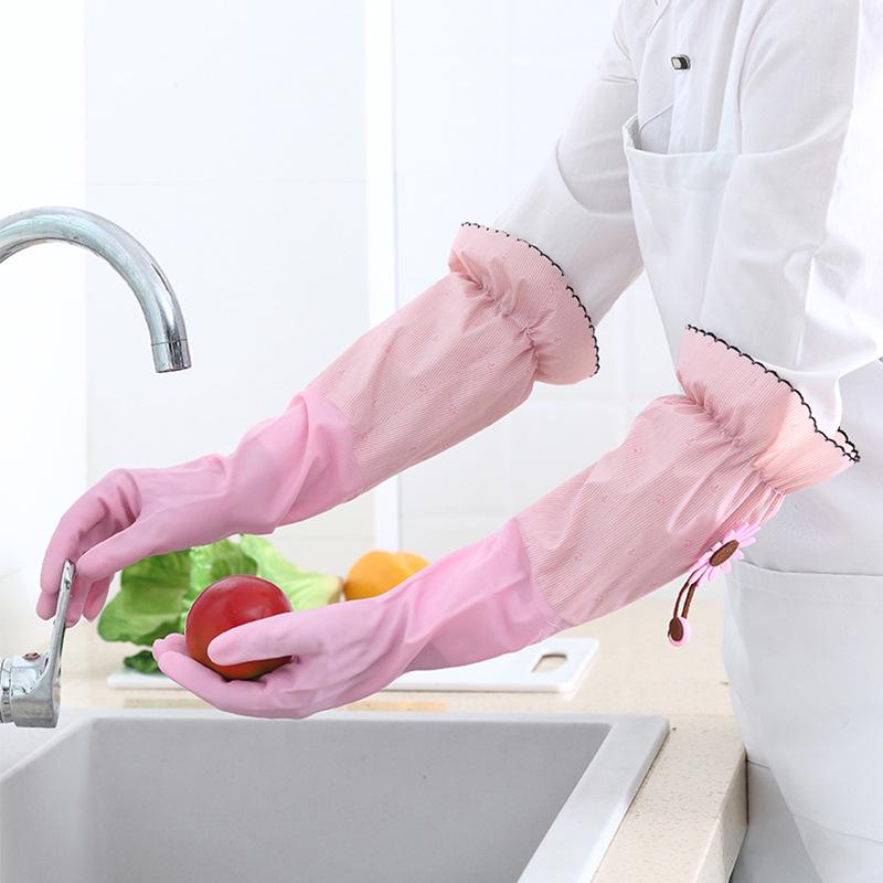 粉色太阳花手套