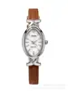 Reloj de pulsera de nicho de moda, simple y lujoso, reloj británico incrustado de diamantes, elegante reloj ovalado de moda para mujer de comercio exterior al por mayor