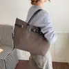 Bolso Tote Estilo Nuevo Bolso de Hombro Único Casual Moda Simple Transfronterizo Estilo Europeo y Americano Bolso de Mano para Mujer Otoño e Invierno Gran Capacidad Versátil