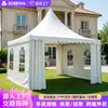 Carpas Personalizadas de Punta, Carpas para Bodas al Aire Libre, Carpas para Banquetes, Carpas Grandes para Lluvia, Carpas Blancas Estilo Europeo, Carpas Cónicas para Exposiciones