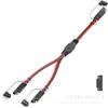 Cable de Extensión Divisor SAE de 1 Pie 1 a 2 Adaptador SAE con Adaptador Inversor de Polaridad 14 AWG