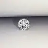 Pendientes de plata pura S925 brillantes con seis garras y incrustaciones de diamantes, estilo europeo y americano, clásicos, sencillos, diseño único, pendientes de botón de circonita para hombres y mujeres