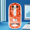 7006 Ratón Inalámbrico Bluetooth Transparente de Tres Modos Electrónico Recargable Silencioso para Tableta Portátil Recargable