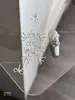 Arte de Unha Laço Joia de Liga Tridimensional Luxo Leve Dourado e Prateado Borboleta Oca Rebite Diamante de Unha Decoração Atacado