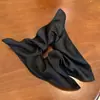 Pañuelo Cuadrado de Satén Sedoso Coreano Hecho a Medida, Estilo Simple Vintage, Lazo para el Cabello Chic Perezoso, Elegante Accesorio para el Cabello