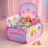Piscina de Bolinhas Oceano Infantil Uso Interno em Casa Meninos e Meninas Outdoor Piscina de Basquete Dobrável Brinquedo Espesso de Bolinhas Onduladas