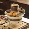 Juego para Preparar Té de Gran Capacidad para Invierno, Adecuado para Cocción en Seco, Incluye Tetera, Cafetera/Hervidor, Estufa y Accesorios