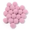 Bolas de felpa coloridas de poliéster de alta elasticidad, juguetes de bolas de felpa para bricolaje, ropa, sombreros, accesorios para prendas de vestir