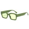 Gafas de sol cuadradas con estampado de letras retro trendy europeas y americanas 2026 para hombres y mujeres, Gafas de sol con personalidad elegantes