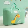 Colcha Infantil Saco de Armazenamento Cartoon Grande Capacidade Impermeável Saco de Colcha Roupas Bagagem Saco de Armazenamento Dobrável Saco para Mudança