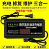 Apagado automático y función de reparación para vehículos eléctricos de dos y tres ruedas; cargador de vehículo eléctrico, compatible con baterías de plomo-ácido de 48V, 60V y 72V