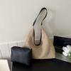 Bolso informal de playa de verano popular tejido para madre e hijo 2024, bolso de paja de playa de viaje con un solo hombro estilo occidental de moda para la playa