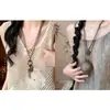 Collares para Parejas con Diseño de Nicho, Cadenas Vintage para Suéteres, Colgantes de Estilo Chino, Collares Versátiles de Estilo Étnico, Nuevos Accesorios