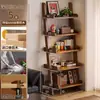 Estantería trapezoidal de madera maciza, estante de exhibición de almacenamiento para ventanal, estante de almacenamiento de pie, estantería integrada de pared, armario de almacenamiento, armario de esquina