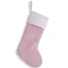 Grande meia de Natal de pelúcia para vendas transfronteiriças, saco de presente decorativo criativo para feriados, saco de doces, enfeite de árvore de Natal