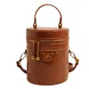 Bolso tipo cubo bandolera de textura de alta gama para mujer 2025 Nuevo Bolso de hombro de diseño nicho elegante Bolso cruzado moderno
