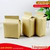 9*22*7 Saco de papel kraft interno aluminizado saco de órgão embalagem seladora a vácuo para alimentos espesso atacado