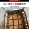 Silla de Ratán Juego de Tres Piezas Mesa de Té y Sillas para Balcón Combinación Cenador Mesa y Sillas de Exterior Patio Balcón Silla de Ocio Mesa y Sillas de Exterior