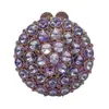 En stock Bolso de Noche Redondo Incrustado de Diamantes Bolso Joyas Nocturnas Bolso de Mano de Diamante Transfronterizo Bolso de Mano de Piedra Bolso de Mujer