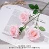 Rosa rosa cachoeira Net cartão de parede vermelho simulação flor parede shopping center conjunto decoração ritual sentido