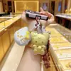 Beige Agua Mismo Estilo Encanto Dorado para Teléfono Oro Puro 999 Peluche Kuromi Hello Kitty Accesorio para Bolso Llavero