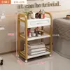 Carrito Pequeño para Salón de Belleza Carrito de Almacenamiento Multifuncional Carrito Pequeño Móvil Carrito para Herramientas de Peluquería y Uñas Exclusivo para Salón de Belleza