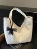 2025 Primavera Nuevo Estilo Coreano Casual Simple Bolso Tote de Gran Capacidad Ligero para Ir al Trabajo Estilo Casual Bolso de Hombro para Mujer