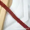Encaje de Espiga Tejido de Alta Densidad de 1 cm en Stock del Fabricante para Manualidades y Ropa Decorativa Hecha a Mano Venta al por Mayor
