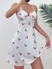 Lencería Sexy Exportación Europea y Americana Lencería Sexy de Fábrica Vestido con Tirantes en Forma de Corazón Camisón Sexy Transfronterizo