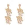 Dia das Mães Yiwu joias e-commerce novo transfronteiriço Pérola letras luxo leve versátil moda brincos brincos para mulheres