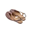 Elegantes sandalias cerradas de estilo francés con diseño calado para mujer, nuevo modelo de verano 2026, zapatos Mary Jane con correa trasera plana y puntera dividida