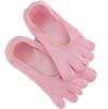 Meias de Gel para Calcanhar com Dedos, Meias de Algodão com Dedos, Meias Cano Baixo