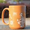 Cerâmica Personalizada 15oz Caneca de Grande Capacidade Comércio Exterior Cruz Espelho Água Quente Copa Aniversário da Escola Evento Taça Água