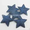 Parche de Tela Brillante de Estrella de Cinco Puntas Colorida de Aproximadamente 4.2 cm, Decoración de Accesorio para el Cabello de Estrella, Accesorios para Ropa