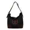 Bolsa Tote Color Block Elegante e da Moda Grande Capacidade Verão 2026 Nicho Bolsa de Ombro Simples Casual Elegante Bolsa para o Dia a Dia