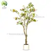 Bonsai de Árvore de Flores da Primavera da Ilha Simulada de Alta Qualidade, Árvore de Flores de Planta Verde Falsa, Planta em Vaso de Flores da Primavera da Ilha para Decoração de Casa de B&B