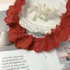 4.5cm de Ancho Encaje Plisado de Algodón Bordado Hueco Bolsa para Cojín de Sofá Puños de Ropa de Bebé Decoración de Tela para el Hogar