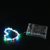 Luzes de fio de cobre a pilha AA, com três modos ajustáveis, luzes de fada LED flexíveis, caixa de presente, buquê de flores, luzes decorativas DIY de Natal