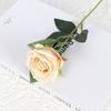 Rosa Pérola Mais Vendida Rosa Artificial Pequena de Veludo Flor Casamento Dia dos Namorados Decoração de Parede Arranjo Floral Flores Falsas Atacado Alta Simulação