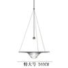 Candelabro de Restaurante Gotas de Agua Nórdico Diseñador Danés Lámpara de Mesa Artística para Mesita de Noche de Dormitorio Lámparas de Vidrio Personalizadas en Forma de OVNI