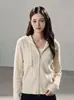Suéter de Punto de Color Liso con Capucha Estilo Casual para Mujer Versátil Adelgazante Nuevo Estilo 2026