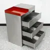 Armário de Ferramentas para Barbearia Armário de Ferramentas para Cabeleireiro em Aço Inoxidável Mesa de Ferramentas para Salão Armário de Armazenamento com Gavetas