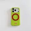 Diseño de Bloques de Color de Lunares Adecuado para iPhone 17 Pro, Simple 16 Pro Max Resistente a Golpes 15 Pro Soporte Magnético 15 Funda para Teléfono