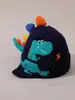Chapéu de Lã de Inverno Infantil Chapéu de Tricô para Bebê Garry Dinossauro de Bebê Desenho Animado Chapéu com Proteção para Orelhas de Bebê Chapéu Quente Fofo