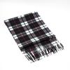 Bufanda de terciopelo de doble cara cálida multicolor con borlas de viento británico, bufanda a cuadros para otoño e invierno y primavera, regalo, venta directa de fábrica al por mayor