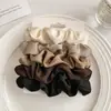 Corda de Cabelo Elegante de Luxo Acessível Francesa para Mulheres 2025 Novo Elástico de Cabelo de Alta Qualidade Acessórios Simples para Cabelo Estojo de Couro