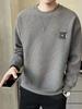 Suéter masculino de outono 2023, nova marca de moda masculina, de alta qualidade, moderno, para meninos, primavera, casual, de manga comprida