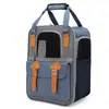 Mochila Portátil para Cães e Gatos ao Ar Livre Grande Capacidade Dobrável Respirável Bolsa de Viagem para Pets Azul Denim Laranja Vitalidade Outro