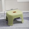 Taburete de plástico grueso, bajo, anticaída, sencillo, para exteriores, conferencias, hogar, cuadrado, apilable