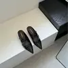 Mules sin cordones para mujer con punta fina, estilo francés, tacón de cuña, Nueva Colección Primavera 2026